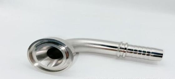 Гидравлический конус 45/90 градусов SAE Фланцевая фитинговая труба DN40 Фланцевая 87391 Круглая голова