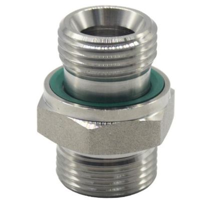 Шестерковый голова 1CB G1/4 Bsp Коннектор шланга шнурка нержавеющей стали Гидравлический шланг адаптер