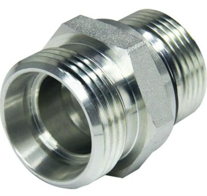 1CB/1cm Серия прямых стальных NPT/Bsp/Metric мужской нитки трубные фитинги для промышленной
