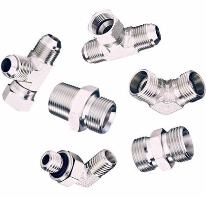 Silver Jic Bsp Fittings Straight Union Tube для мужских гидравлических компрессионных соединений