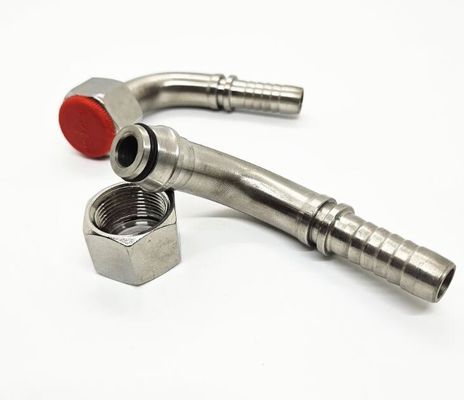 Метрический O-Ring Seal Joint Swivel Elbow Hydraulic Hose Fitting 20591 Высокая температура