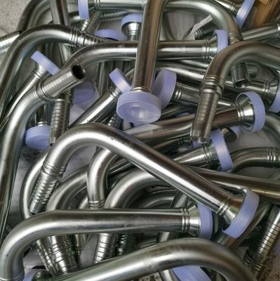 90 градусов SAE фланцевой 3000 Psi нержавеющей стали Ferrule гидравлический шланг фитинга 87391